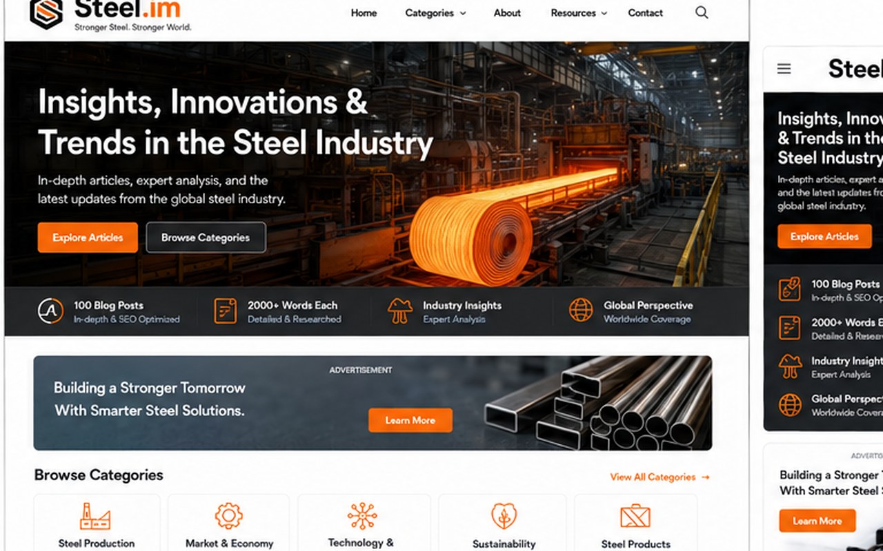 Electric Arc Furnaces: The Future of Steel Production: What Current Data and Research Suggest — steel industry image
