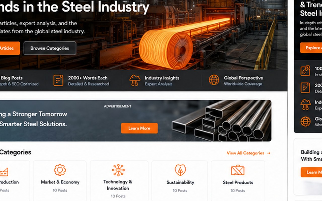 Electric Arc Furnaces: The Future of Steel Production: Challenges, Opportunities and Strategic Risks — steel industry image